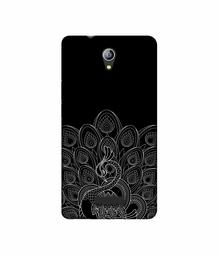 Amazon Brand - Solimo Designer Peacock Pattern 3D Printed Hard Back Case Mobile Cover for Micromax Canvas Pace 4G Q416