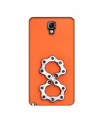 Amazon Brand - Solimo Designer Number Eight 3D Printed Hard Back Case Mobile Cover for Samsung Galaxy Note 3 Neo