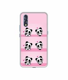 Amazon Brand - Solimo Designer Panda Pattern UV Printed Soft Back Case Mobile Cover for Vivo Z1x