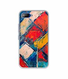 Amazon Brand - Solimo Designer Dark Multicolor Blocks UV Printed Soft Back Case Mobile Cover for Itel A25