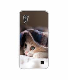 Amazon Brand - Solimo Designer Sleepy Kitten UV Printed Soft Back Case Mobile Cover for Infocus M370i