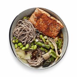 Amazon Meal Kits, Togarashi-Spiced Salmon with Soba Noodles, Serves 2