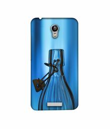 Amazon Brand - Solimo Designer Blue Bottle 3D Printed Hard Back Case Mobile Cover for Micromax Canvas Spark Q380