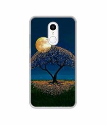 Amazon Brand - Solimo Designer Dark Night View UV Printed Soft Back Case Mobile Cover for Spice V801