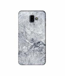 Amazon Brand - Solimo Designer Grayish Marble 3D Printed Hard Back Case Mobile Cover for Samsung Galaxy J6 Plus