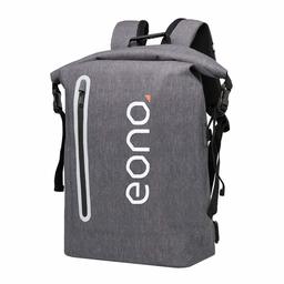 Eono Essentials Cycling Rucksack 100% Waterproof Dry Bag,Bike Backpack Casual Daypack Bag 15.6 Inch Laptop Bag for Travel, School, outdoor,Business (gray)