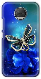 Amazon Brand - Solimo Designer Butterfly Flower Design 3D Printed Hard Back Case Mobile Cover for Motorola Moto G5S Plus