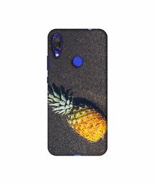 Amazon Brand - Solimo Designer Pineapple 3D Printed Hard Back Case Mobile Cover for Xiaomi Redmi Note 7 Pro