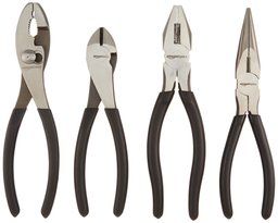 AmazonBasics Tools 4-Piece Pliers Set