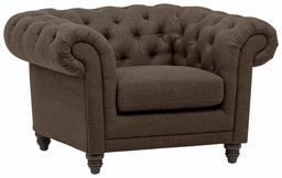 Amazon Brand – Stone & Beam Bradbury Chesterfield Oversized Tufted Accent Arm Chair, 50