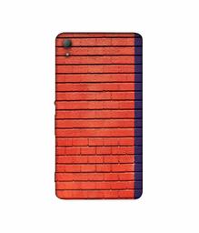 Amazon Brand - Solimo Designer Red and Purple Brick 3D Printed Hard Back Case Mobile Cover for Sony Xperia Z3 Plus / Z4