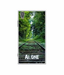 Amazon Brand - Solimo Designer Alone UV Printed Soft Back Case Mobile Cover for Sony Xperia XA1 Plus