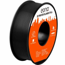 Eono by Amazon - Filament PLA(1 kilo) pour Imprimante 3D, Sans enchevêtrement, Précision Dimensionnelle de +/- 0,03mm Adaptée aux Imprimantes FDM, 1,75mm-Noir