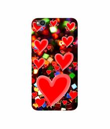 Amazon Brand - Solimo Designer Heart Texture on Glitters 3D Printed Hard Back Case Mobile Cover for Xiaomi Redmi Go