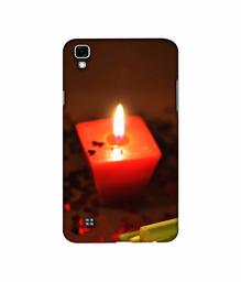 Amazon Brand - Solimo Designer Candle Light 3D Printed Hard Back Case Mobile Cover for LG X Power