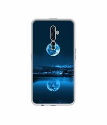 Amazon Brand - Solimo Designer Moon Pattern Print UV Printed Soft Back Case Mobile Cover for Oppo Reno2 F