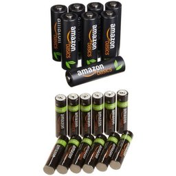 AmazonBasics - Pile Rechargeable AA [x8] + AAA [x12]