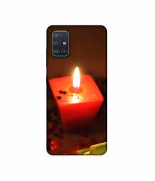 Amazon Brand - Solimo Designer Candle Light 3D Printed Hard Back Case Mobile Cover for Samsung Galaxy A51