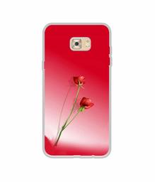 Amazon Brand - Solimo Designer Red Roses UV Printed Soft Back Case Mobile Cover for Samsung Galaxy C7 Pro