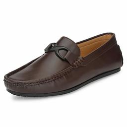 Centrino Men's 3970 Brown Loafers- 9 UK (43 EU) (10 US) (3970-1)