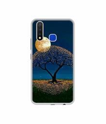 Amazon Brand - Solimo Designer Dark Night View UV Printed Soft Back Case Mobile Cover for Vivo U20