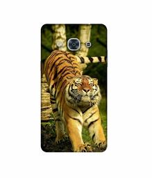 Amazon Brand - Solimo Designer Tiger 3D Printed Hard Back Case Mobile Cover for Samsung Galaxy J3 Pro