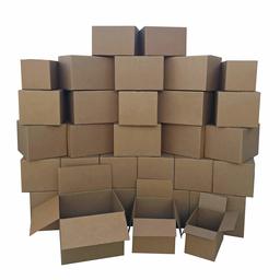 AmazonBasics Moving Boxes - Small/Medium/Large Bundle, 30-Pack