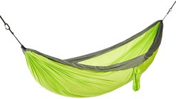 AmazonBasics Lightweight Extra-Strong Nylon Double Camping Hammock-Green/Grey