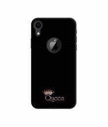 Amazon Brand - Solimo Designer Queen 3D Printed Hard Back Case Mobile Cover for Apple iPhone XR (Logo Cut)