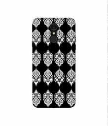 Amazon Brand - Solimo Designer S Shape Pattern 3D Printed Hard Back Case Mobile Cover for LG Q7