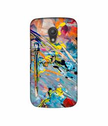 Amazon Brand - Solimo Designer Paint Texture 3D Printed Hard Back Case Mobile Cover for Motorola Moto G 2nd Generation