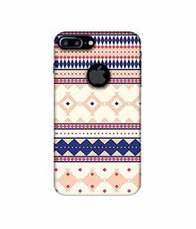 Amazon Brand - Solimo Designer Multi Shape Patterns 3D Printed Hard Back Case Mobile Cover for Apple iPhone 7 Plus (Logo Cut)