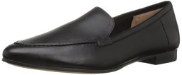 206 Collective Amazon Brand Women's Leona Slip-on Loafer, Black, 7.5 B US