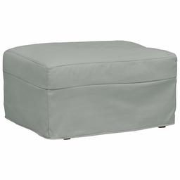 Amazon Brand – Stone & Beam Andover Slipcover Ottoman, 32