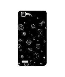 Amazon Brand - Solimo Designer Solar System 3D Printed Hard Back Case Mobile Cover for Vivo V1