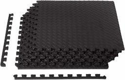 AmazonBasics Exercise Mat with EVA Foam Interlocking Tiles (Renewed)