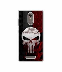 Amazon Brand - Solimo Designer Punisher Skull UV Printed Soft Back Case Mobile Cover for Gionee S6s