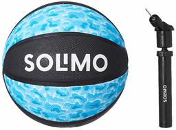 Amazon Brand - Solimo Training Basketball, Camouflage, with Hand Pump, Size 7