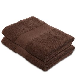 Pinzon – 550 gsm Türk havlu seti (el ve banyo) – % 100 cotton 2 x Banyo (70 x 140 cm), %100 pamuk, Espresso Braun, 70 x 40 cm