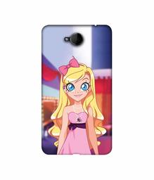 Amazon Brand - Solimo Designer Small Princess Vector 3D Printed Hard Back Case Mobile Cover for Microsoft Lumia 650