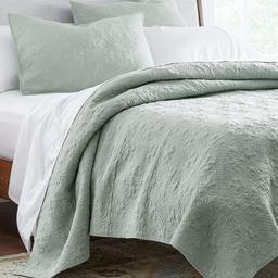 Stone & Beam Vintage-Inspired Floral Embroidery Coverlet Set