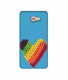 Amazon Brand - Solimo Designer Ball Heart 3D Printed Hard Back Case Mobile Cover for Samsung Galaxy C9 Pro