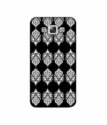 Amazon Brand - Solimo Designer S Shape Pattern 3D Printed Hard Back Case Mobile Cover for Samsung Galaxy E7