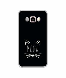 Amazon Brand - Solimo Designer Meow UV Printed Soft Back Case Mobile Cover for Samsung Galaxy J5 (2016)