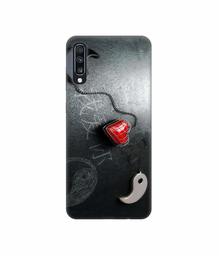 Amazon Brand - Solimo Designer Chinnese Yin and Yang 3D Printed Hard Back Case Mobile Cover for Samsung Galaxy A70