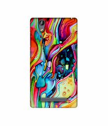 Amazon Brand - Solimo Designer Multicolor Drop 3D Printed Hard Back Case Mobile Cover for Gionee F103