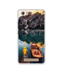 Amazon Brand - Solimo Designer Lake View UV Printed Soft Back Case Mobile Cover for Gionee Marathon M5 lite