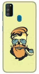 Amazon Brand - Solimo Designer Beard Man 3D Printed Hard Back Case Mobile Cover for Samsung Galaxy M21 / M30s