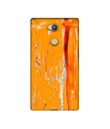 Amazon Brand - Solimo Designer Gold Yellow Paint 3D Printed Hard Back Case Mobile Cover for Sony Xperia L2