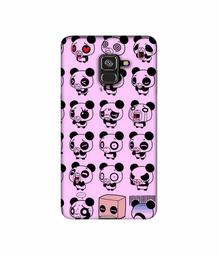 Amazon Brand - Solimo Designer Panda Experation 3D Printed Hard Back Case Mobile Cover for Samsung Galaxy A8 Plus